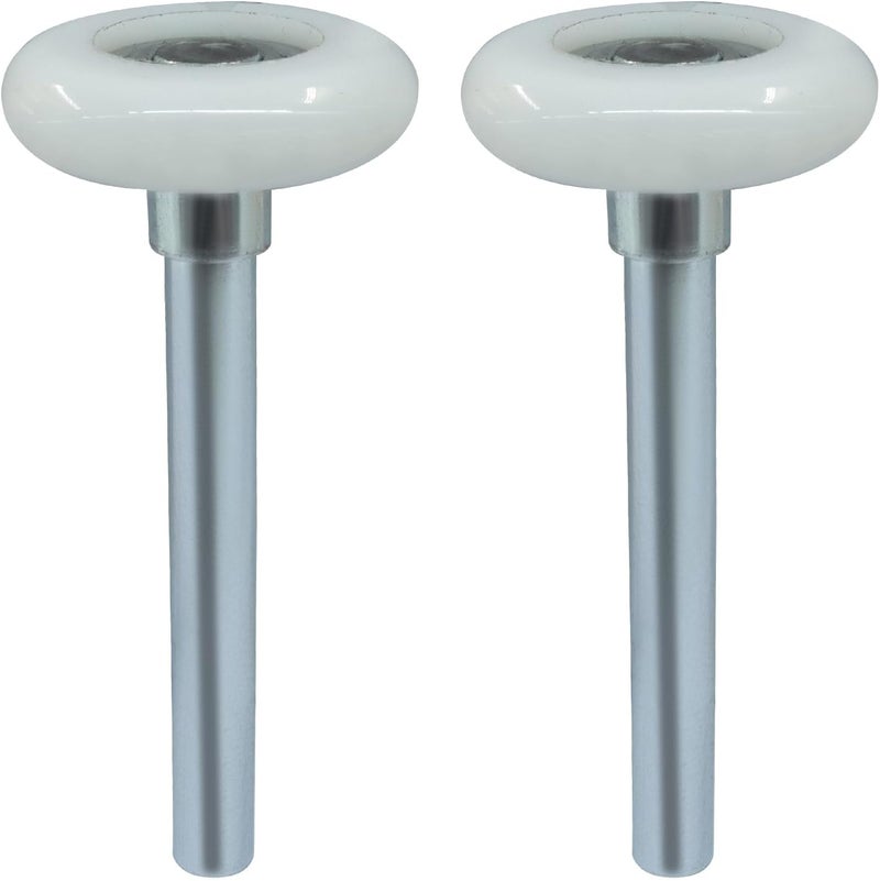 OSVJE 2 Pcs 1.8" Nylon Garage Roller 4" Stem,Quiet Garage Wheels for Smooth and Durable Garage Track Replacement, High Load Capacity. - Image 1